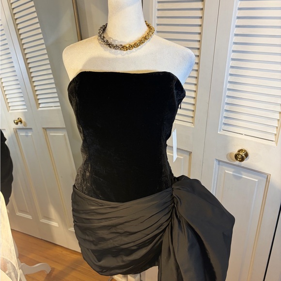 Ronny Kobo Collection Black Strapless Dress - Picture 7 of 16